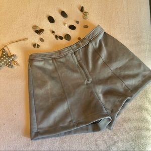 High waist baby blue shorts!